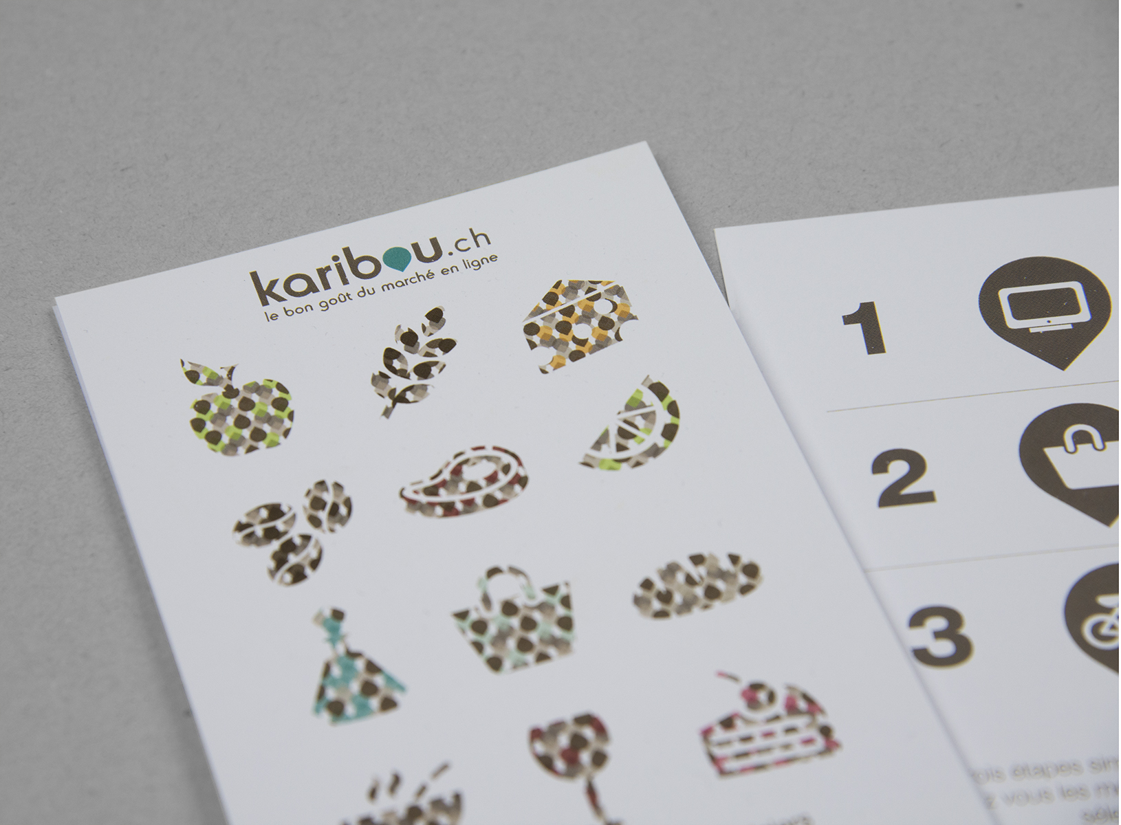 kaibou.ch, flyers a5, identité visuelle, graphic design, création chloé genet, chloegenet.ch